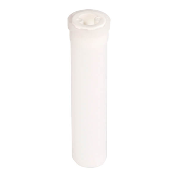 Bouteille en plastique blanc FHDPE, produits dangereux 1H1/Y/100 - 1L UN -  CODE 7