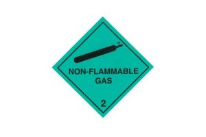 CODE 184 - Class 2.2 (Non-flammable & Non-toxic gases) Hazard Labels (250mm x 250mm)