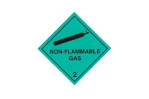 CODE 119 - Class 2.2 (Non-flammable & Non-toxic Gases) Hazard Labels (100mm X 100mm)