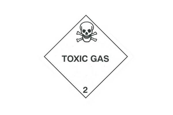 CODE 269 - Class 2.3 (Toxic Gases) Hazard Labels (100mm x 100mm)