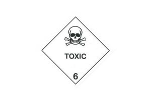 CODE 201 - Class 6.1 (Toxic Substances) Hazard Labels (250mm x 250mm)