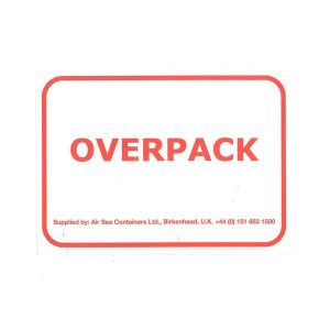 CODE 418 - Overpack Label