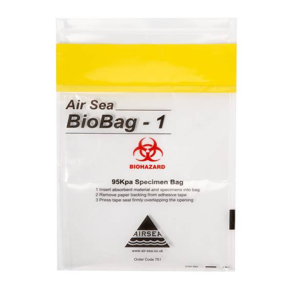 CODE 751 - BioBag-1 95kpa Specimen bag