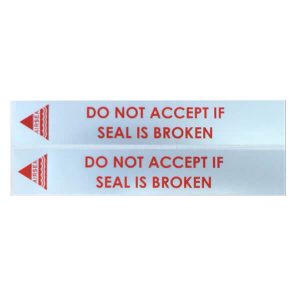 CODE 743 - Tamper evident foil paper Seal (Large)