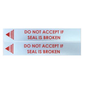 CODE 741 - Tamper evident foil paper Seals (Small)