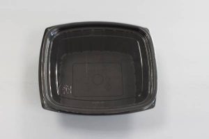 tray hot meal with separate cover